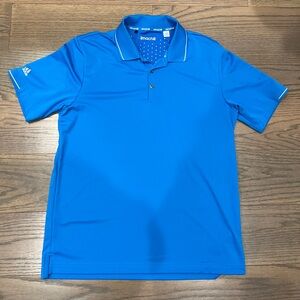 Adidas men’s polo shirt blue size medium